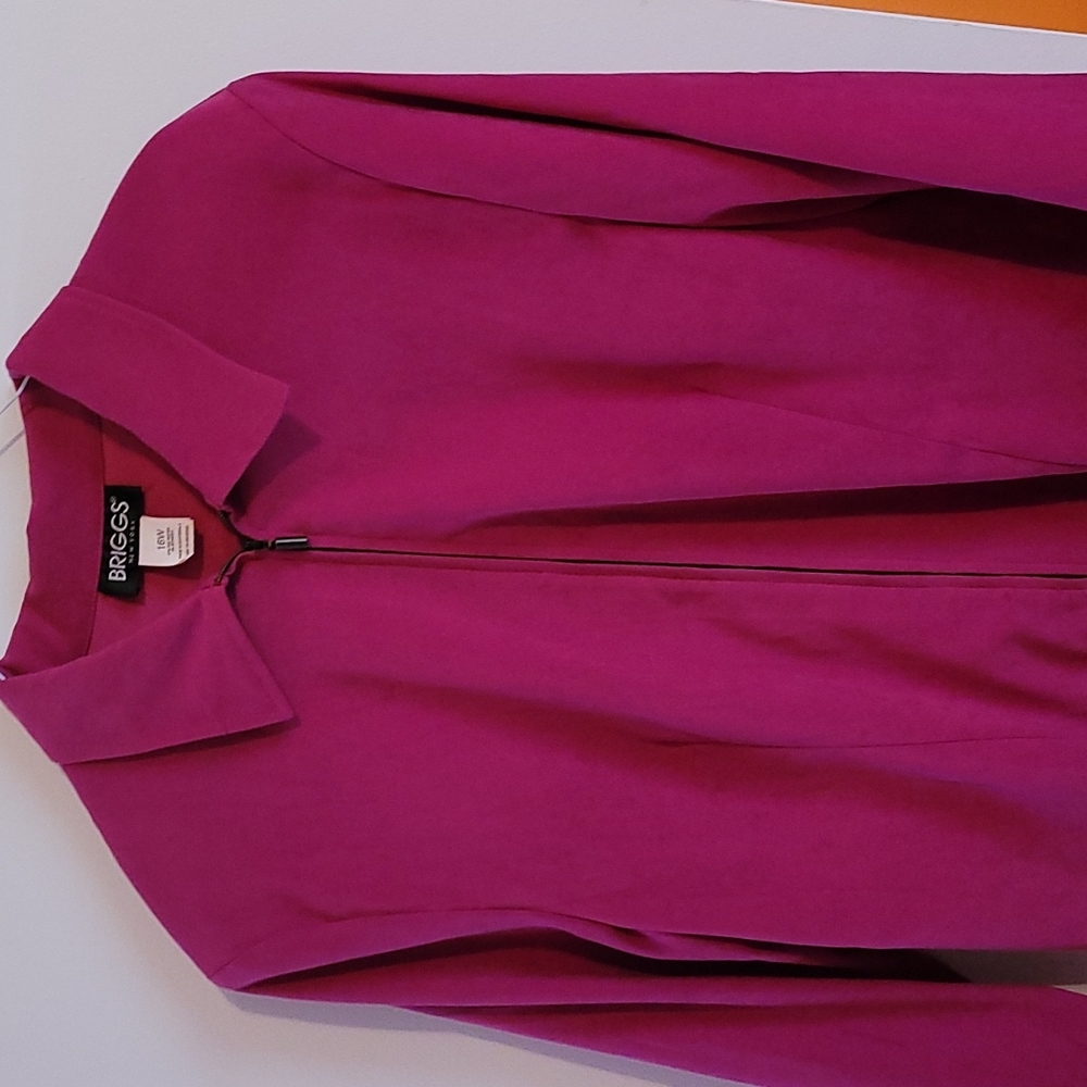 JACKET, wine color